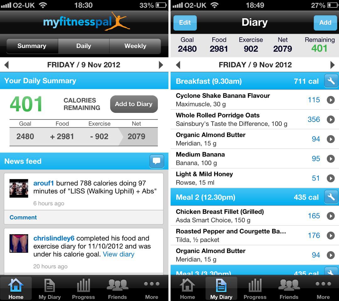 calorie workout android app